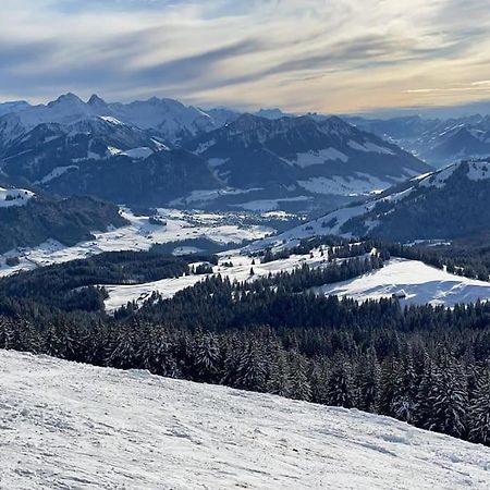 Confortable Chalet Avec Magnifique Vue En Gruyere. Charmey Exterior photo